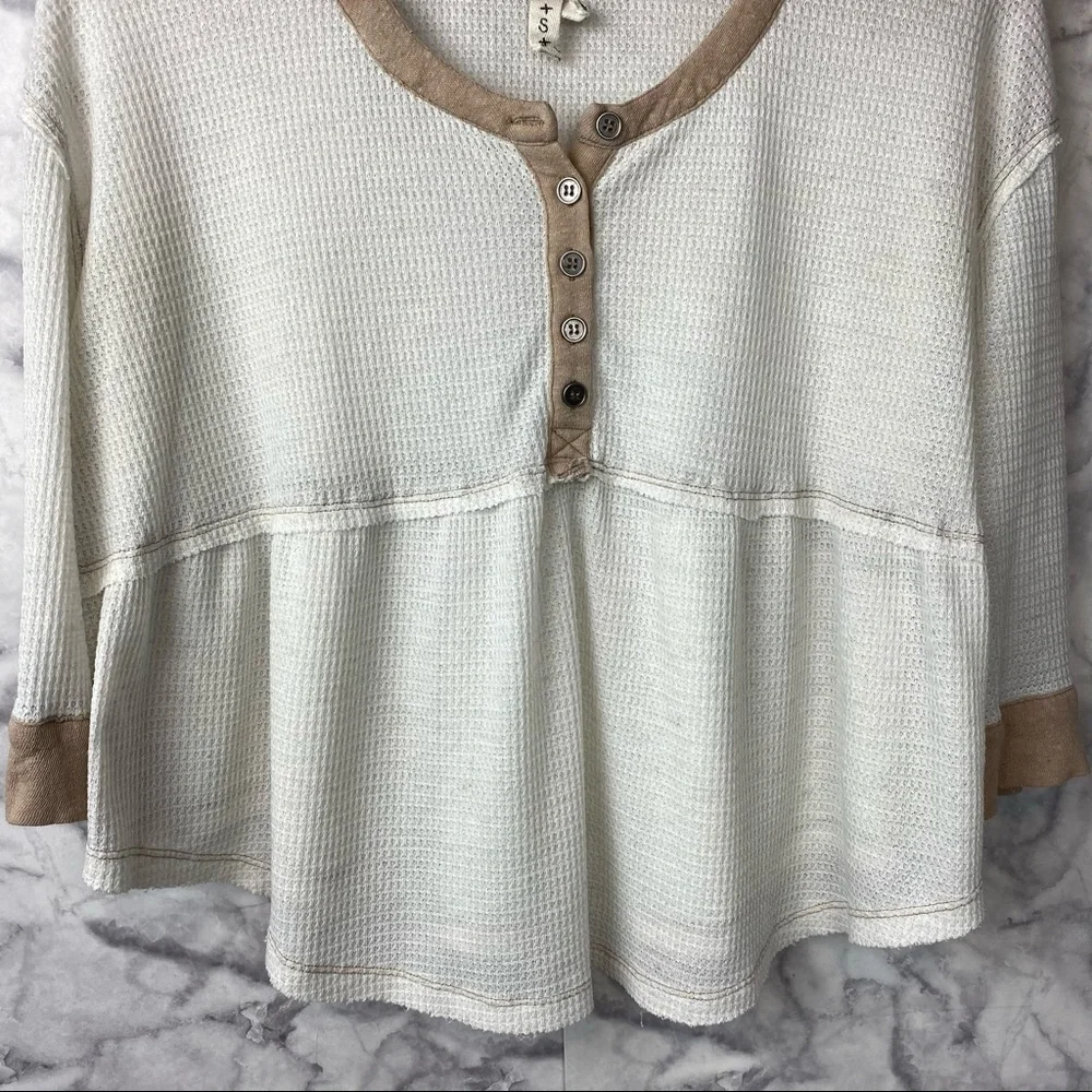 Free People We The Free Cropped Thermal Top